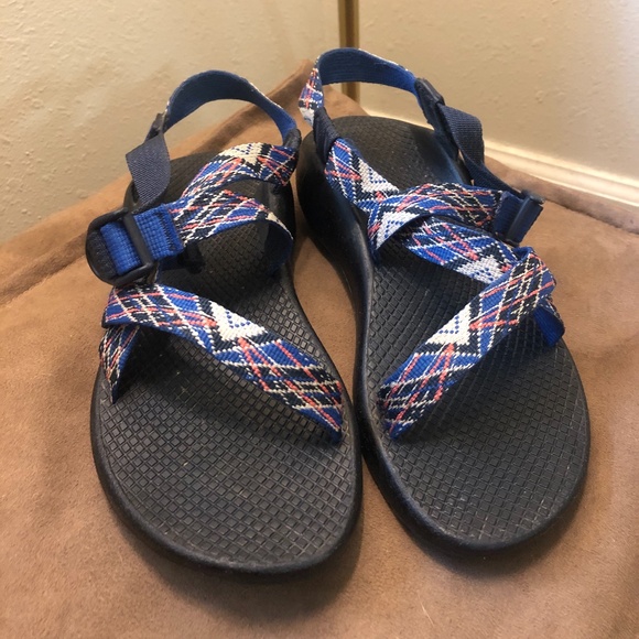 Chaco Shoes - COPY - Chaco Sandals Size:7/Multi color abstract design